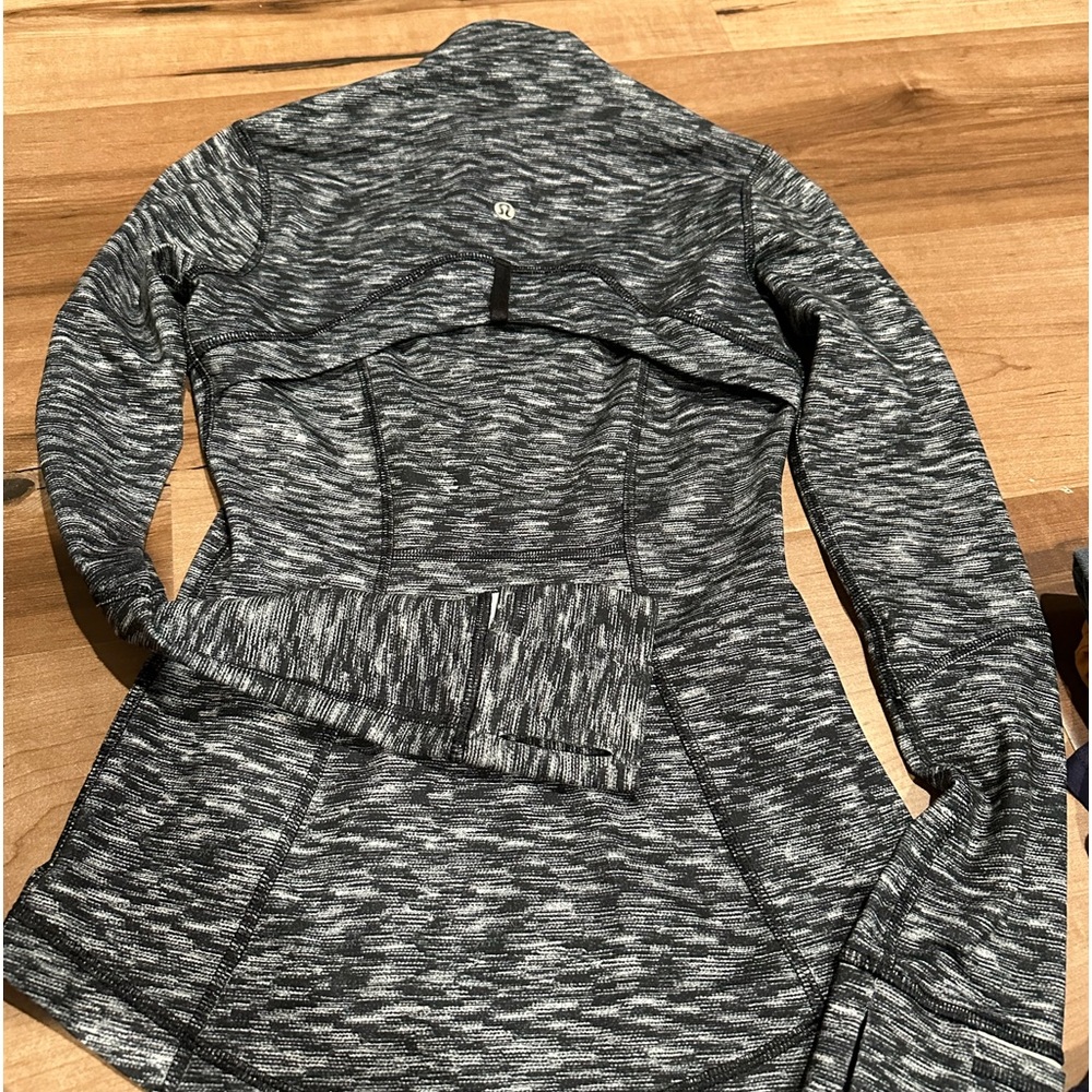 Lulu Define Jacket. Like New, Static Gray And Hot… - image 4